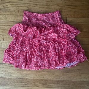 ANTHROPOLOGIE Jennalyn Tiered Mini Skirt